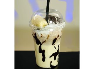 Frappe cu banană și Nutella 