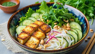 Salad Bun Nam Bo z tofu
