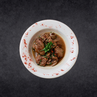 Ficăţei de pui in sos de lămâie 