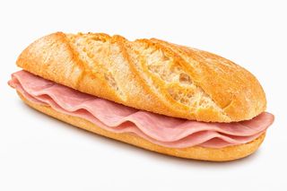Bocadillo de xamón cocido