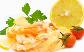 Gamberi in salsa limone