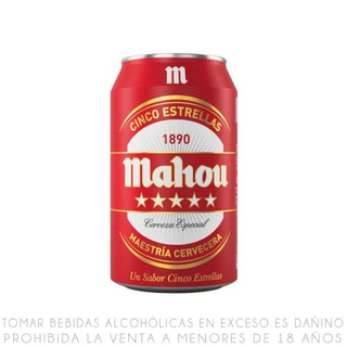 Cerveza Mahou Rojo (330 Ml.)