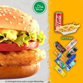 Menú Chicken Burger