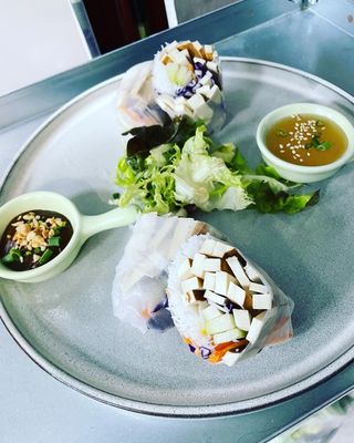 Rollito Fresco Vietnamitas De Tofu Vegano