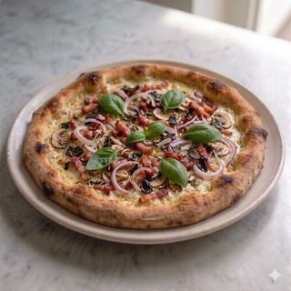 Pizza Carbonara Trufada (33 Cm.)