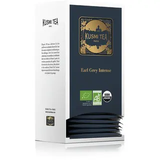 Kusmi Tea - Earl Grey Intense Bio - Caixa de 25 saquetas