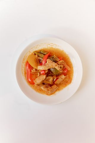 Курица с овощами