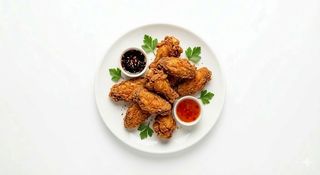 Alitas Fritas (8 Uds.)