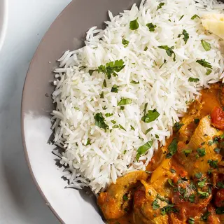 Indian Tandoori Chicken Tikka Con Basmati Arroz
