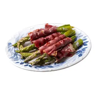 Trigueros con jamón
