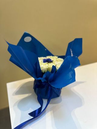  roses bleu  symbole de Rareté