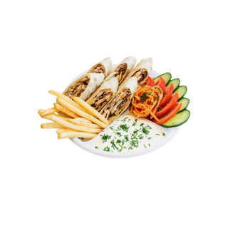 Shawarma Au Poulet & Fromage & Frite