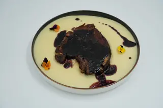 Ceafă de vită cu spumă de cartofi