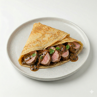 Crêpe solomillo