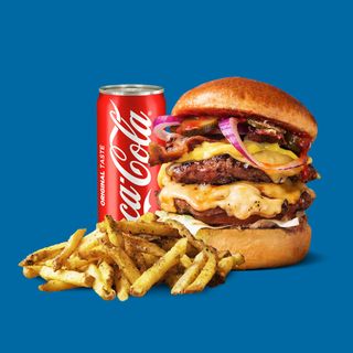 Меню Cheesus с картофки и напитка