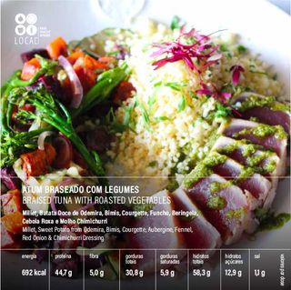 Atum Braseado com Legumes