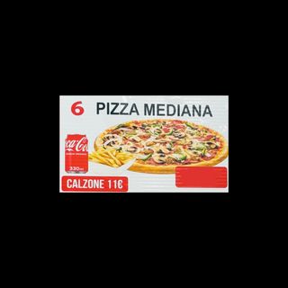 Menú pizza mediana