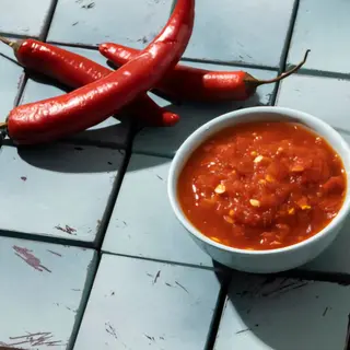 Соус гострий  (  Як додаток в середину папіні  )