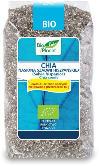 CHIA - NASIONA SZAŁWII HISZPAŃSKIEJ BIO 400 g - BIO PLANET