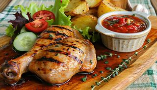 Pulpă de pui la grătar