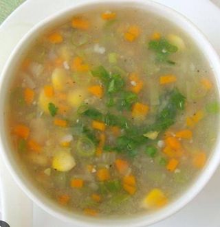 Sweet Corn Vegetable Soup