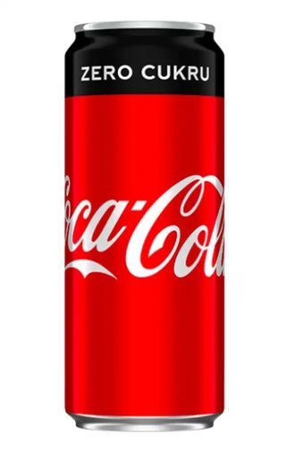 Coca cola zero w puszce