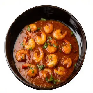 Gambas con Salsa Picante