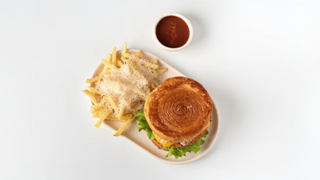 Бургер из круассана