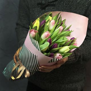 25 тюльпанів мікс (3 кольори)