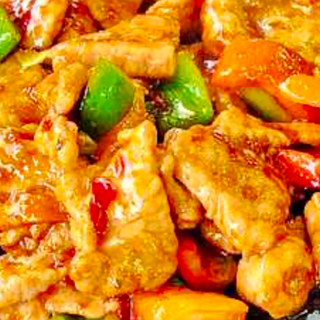 Pollo Crujiente Con Salsa Picante