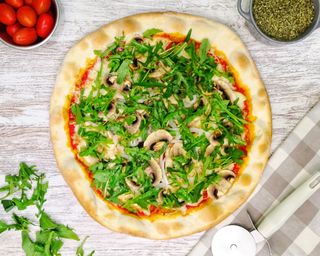 Pizza Vegetal con Rúcula