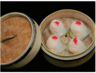 2 Dimsum di gamberi sfoglia cristallo 4 pezzi