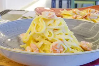 Limone e gamberetti
