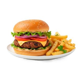 Hamburguesa De Vegetal