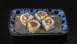 Uramaki de Salmão Panko