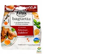 Сухарики пшеничні зі смаком "Крильця Баффало"55г з соусом кисло солодкий 15г