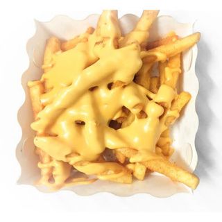 patatas fritas con queso