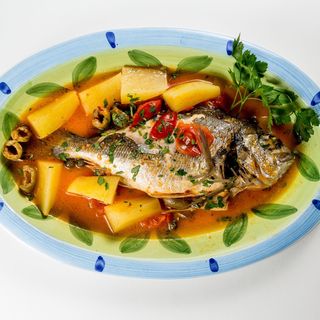 Orata al forno alla messinese