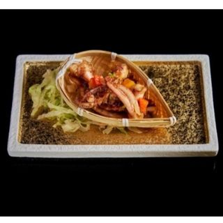 Tentacoli polpo sale e pepe