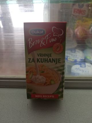 Vrhnje za kuhanje 200g