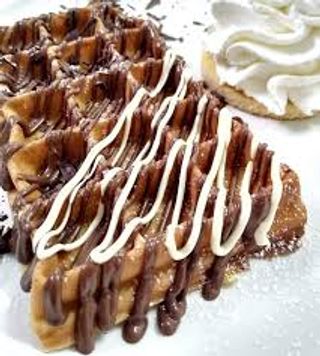 Waffle tre cioccolati