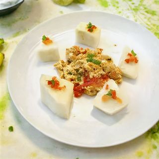 Frites Igname + 2 Œufs + Boisson