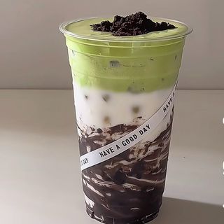 (senza tea)oreo e matcha tea珍珠抹茶奥利奥牛乳