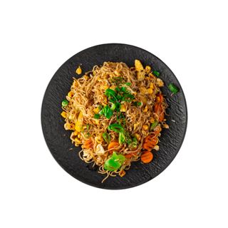 Makaron smażony z wołowiną