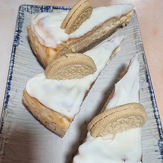 Tarta de queso Oreo blanco 