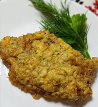 Відбивна зі свинини в клярі (100г)