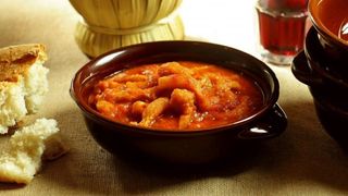 Trippa alla fiorentina con fagioli