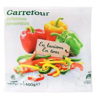 Pimiento En Tiras Carrefour 450 Gr.