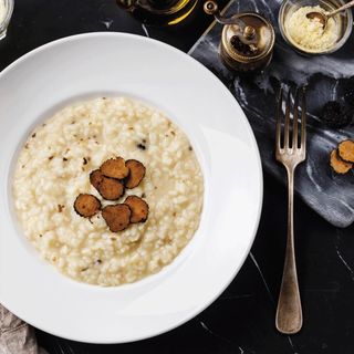 Risotto À La Truffe Noire Et Au Parmesan