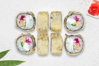 Рол темпура з лососем (220г)